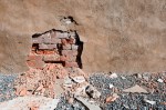 crumbling wall
